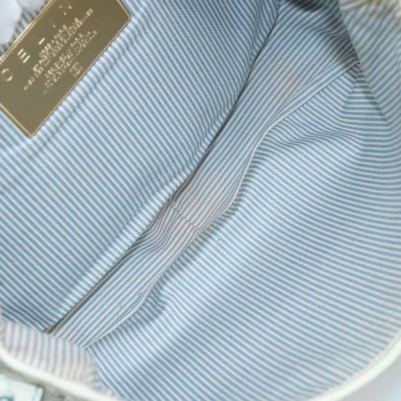 CELINE C Macadam Canvas Shoulder Bag Light Blue Auth 107709 - Picture 11 of 16
